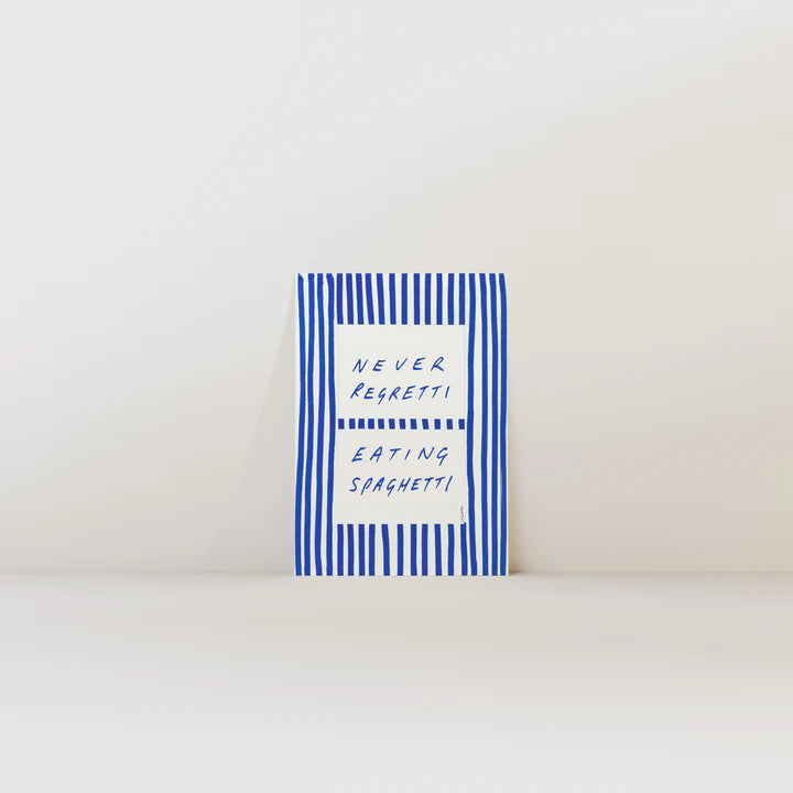Never Regretti Blue Striped