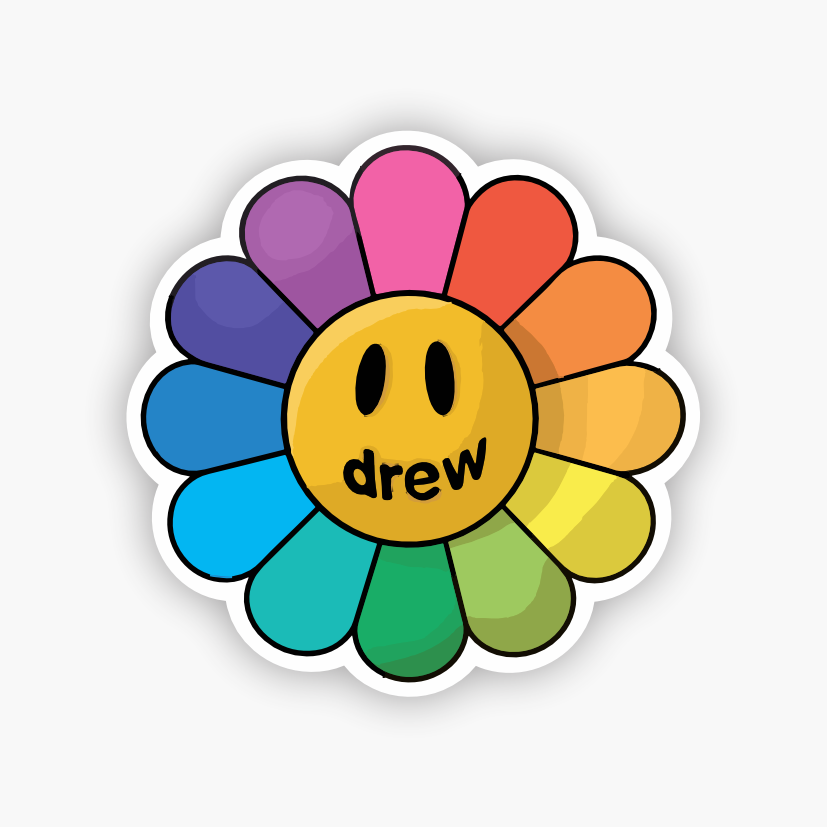 Rainbow Flower X Smiley Drew