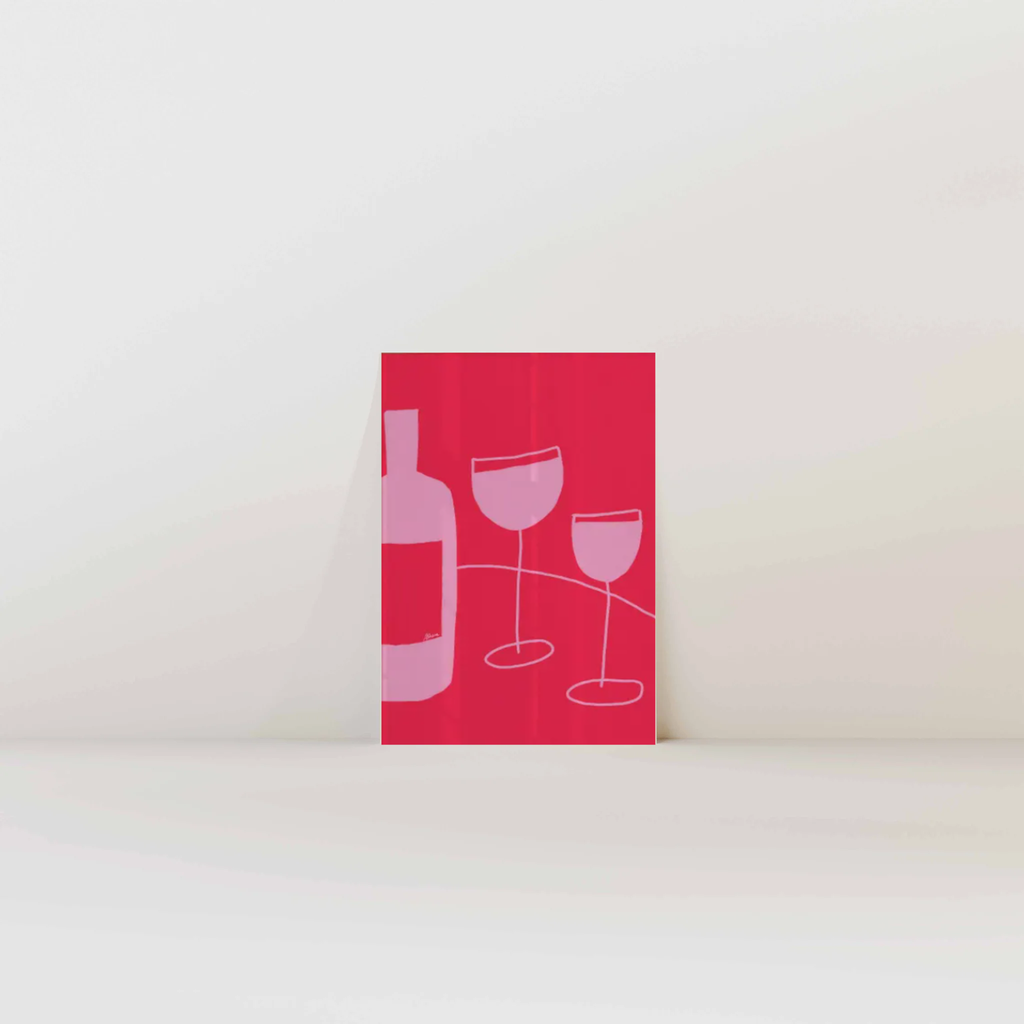 Wine Pink and Red